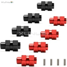 Extended 7mm Wheel Hex Hub & Pins 8.5mm Thickness for RC Axial SCX24 AX90081 C10