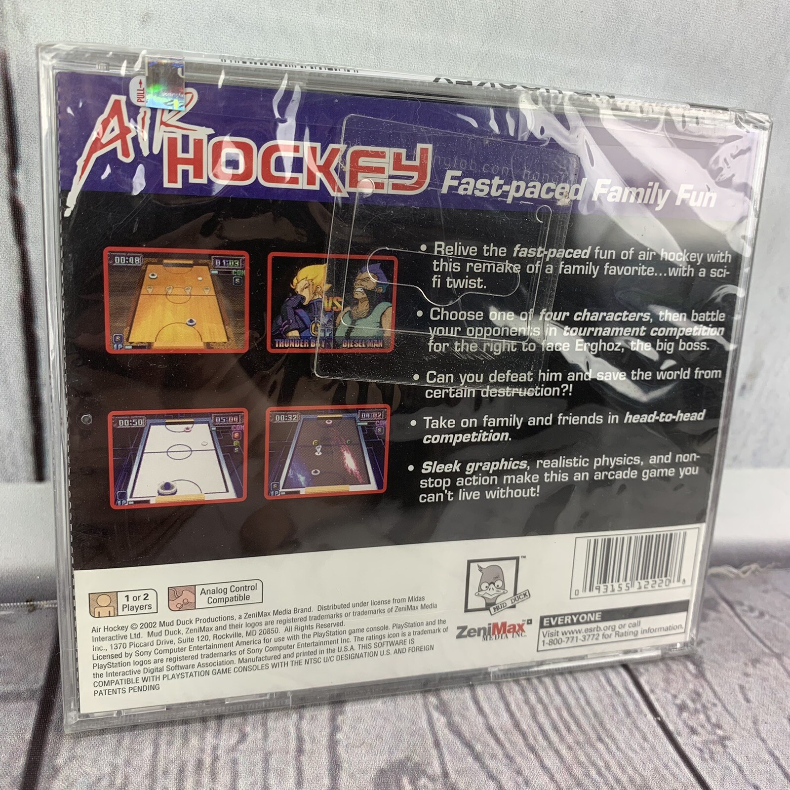Air Hockey PS1 Factory SEALED Black Label 2002 eBay