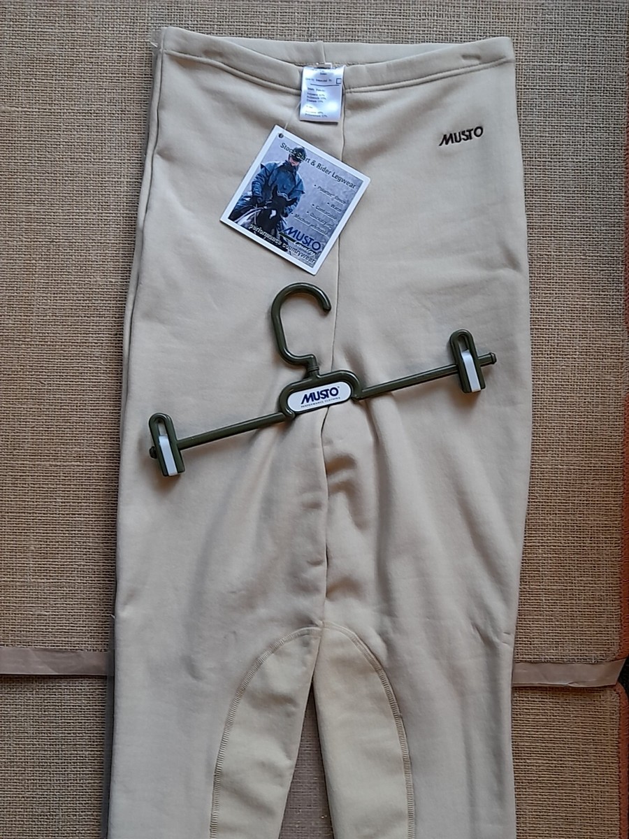 Musto snug jodhpurs ladies beige warm fleece lined comfortable