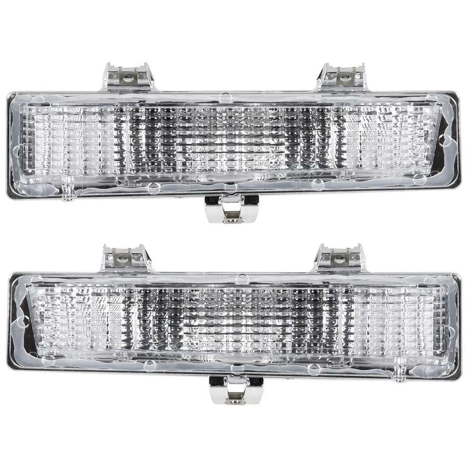 Fits 1981-1988 Chevrolet Monte Carlo SS Front Park and Turn Signal Light Set - Image 2 of 4