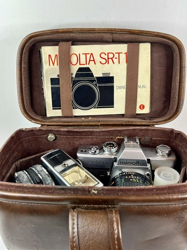 Minolta SRT 101 Camera With 50mm Lens Accessories - Picture 19 of 19