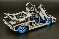 Mechanical Time for Machine 3D wooden puzzle Model RANGING BULL Construction Set