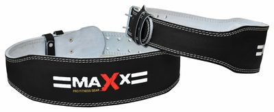 Maxx Gewichtheben 4'' 6'' Ledergürtel Rückenstützgurt Fitnessstudio Krafttraining BL