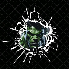 Incredible Hulk Sticker Decal for Car Truck Window Bumper Bottle Wall Window