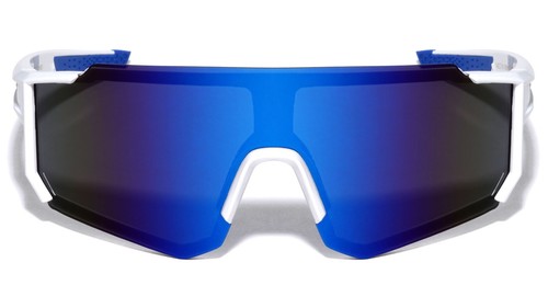 OVERSIZED SPORT ONE PIECE SHIELD LENS WRAP AROUND SUNGLASSES RETRO OUTDOOR BEACH - Picture 4 of 8