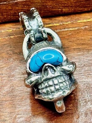 Stoplight Starlingear Vintage Japanese One Turquoise Eyed Skull