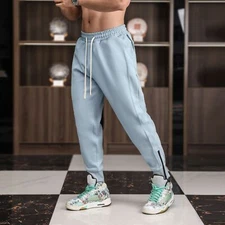 Mens Jogging Pants Athletic Running Sweatpants Casual Hip Hop Trousers