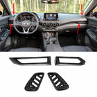 For Nissan Sentra 2020-2024 Dashboard Air Vent Cover Trim Carbon fiber Kit 4pc