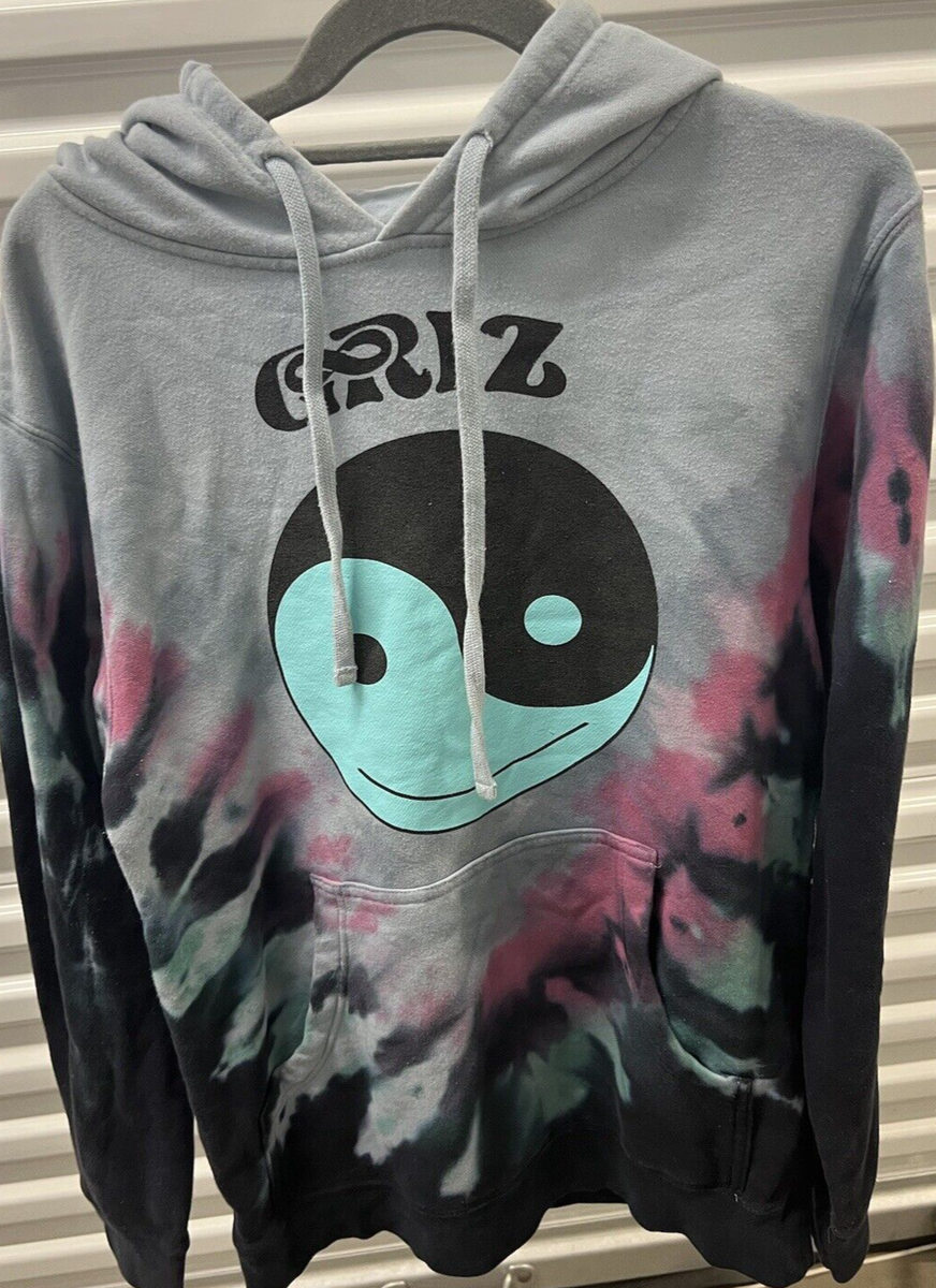 DJ Griz EDM Sweatshirt Men Small Hoodie Tie Dye Show Love