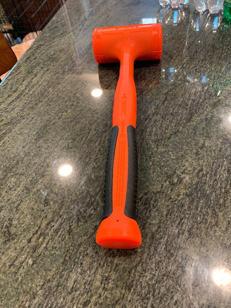 Snap-On hbfe48 48 ounce soft grip dead blow hammer orange | eBay