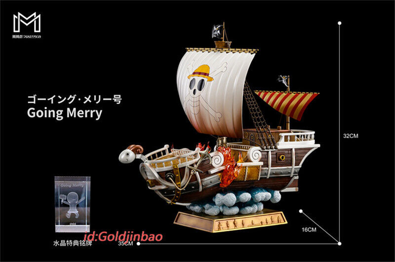 One Piece Going Merry WASP Studio Resin Model with led 66cm