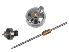 Hobbynox Airbrush RUBY Jeu de buses + aiguilles 0,8 mm Mini pistolet pulvéris...