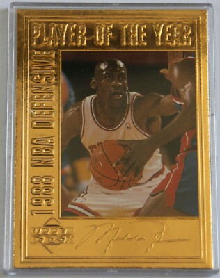 ＠NBA ブルズ コメモラティブカード (UPPER DECK 1996)22k 1996 Upper Deck Michael Jordan 22kt Gold Chicago Bulls 72