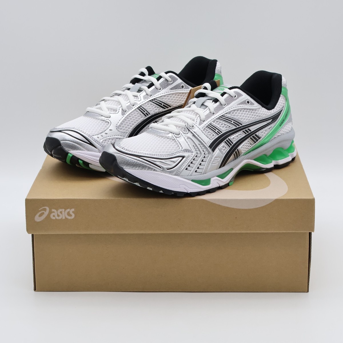 1201A019-110 Asics Gel-Kayano 14 White Malachite Green (Men's) | eBay