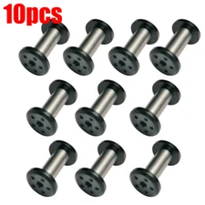 USA Cap Knife Handle Pins Screw Bolt Knife Handle Fastener Rivets Flat Set of 10