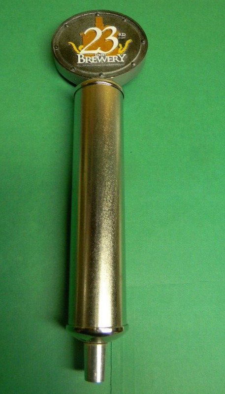 MINT NEW OLD STOCK 23RD STREET BREWERY BEER TAP HANDLE LAWRENCE KANSAS