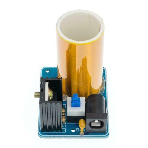 DIY Mini Tesla Coil Kit 9-12V BD243C Electronic Wireless Transmission Generator - Picture 7 of 9