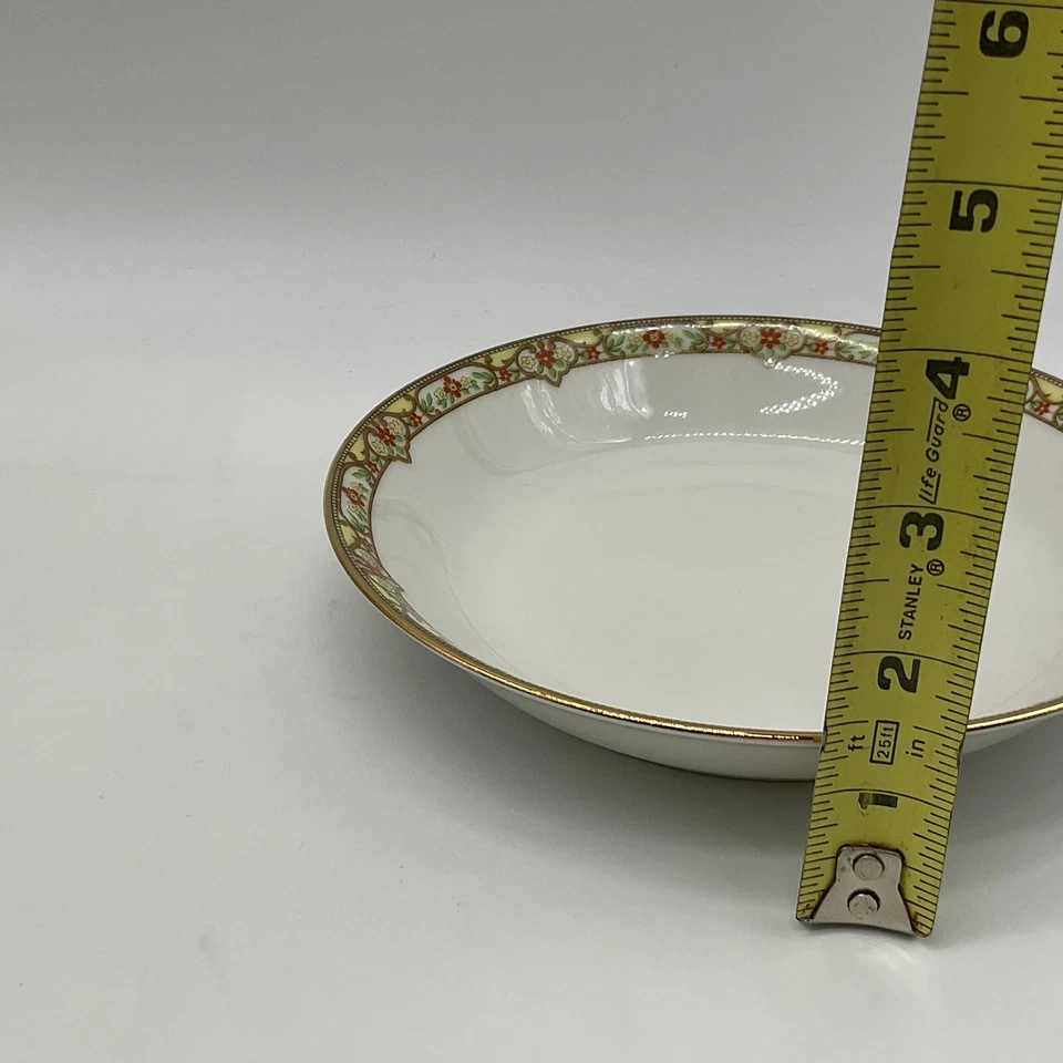 Limoges Vignaud Pattern set of 6 soup bowls Great Shape - Image 3 of 4