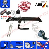 AHK + Elektrosatz ES7 FüR BMW X3 E83 04- AnhäNgerkupplung AnhäNgevorrichtung