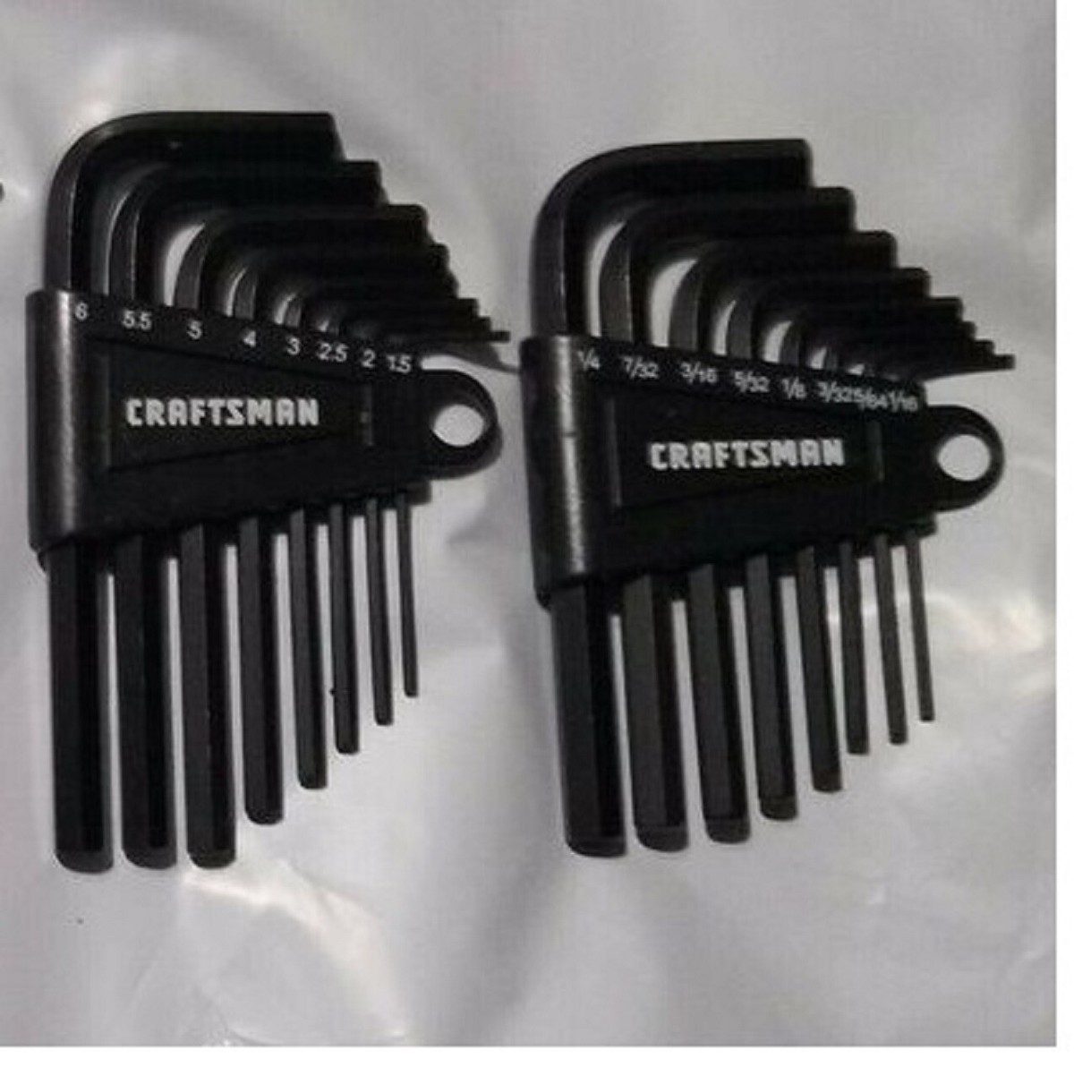 CRAFTSMAN HAND TOOLS 16pc SAE & METRIC MM Allen Short Arm Hex Key
