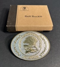 Vintage North American Hunting Club Life Member Belt Buckle   New In Box  