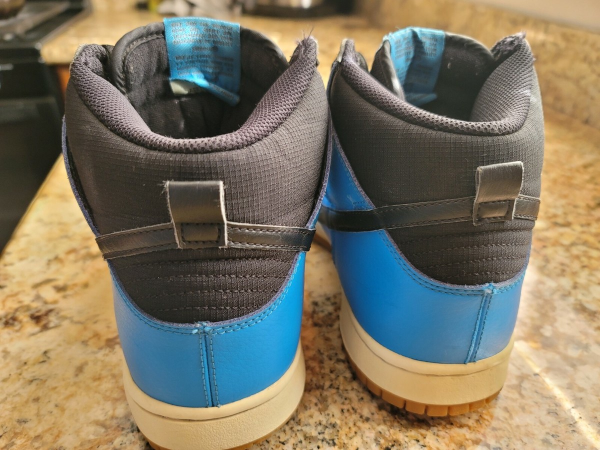 Nike SB Dunk High Pro Blue Black White Sz 11 Mens | eBay