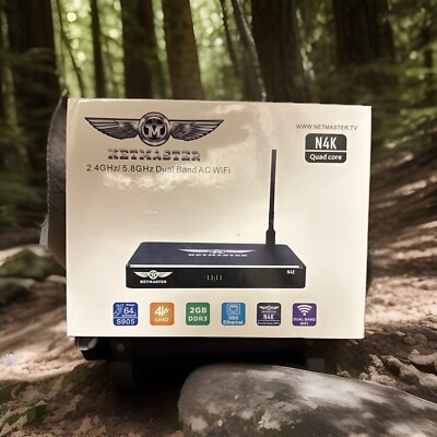 Netmaster 4K Black Streaming Media Center - N4K