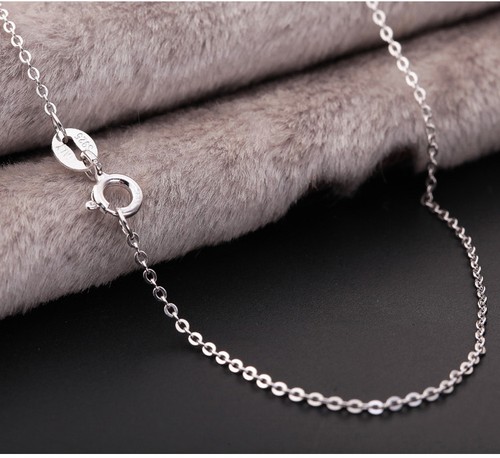 GENUINE 925 Sterling Silver Solid 1MM 