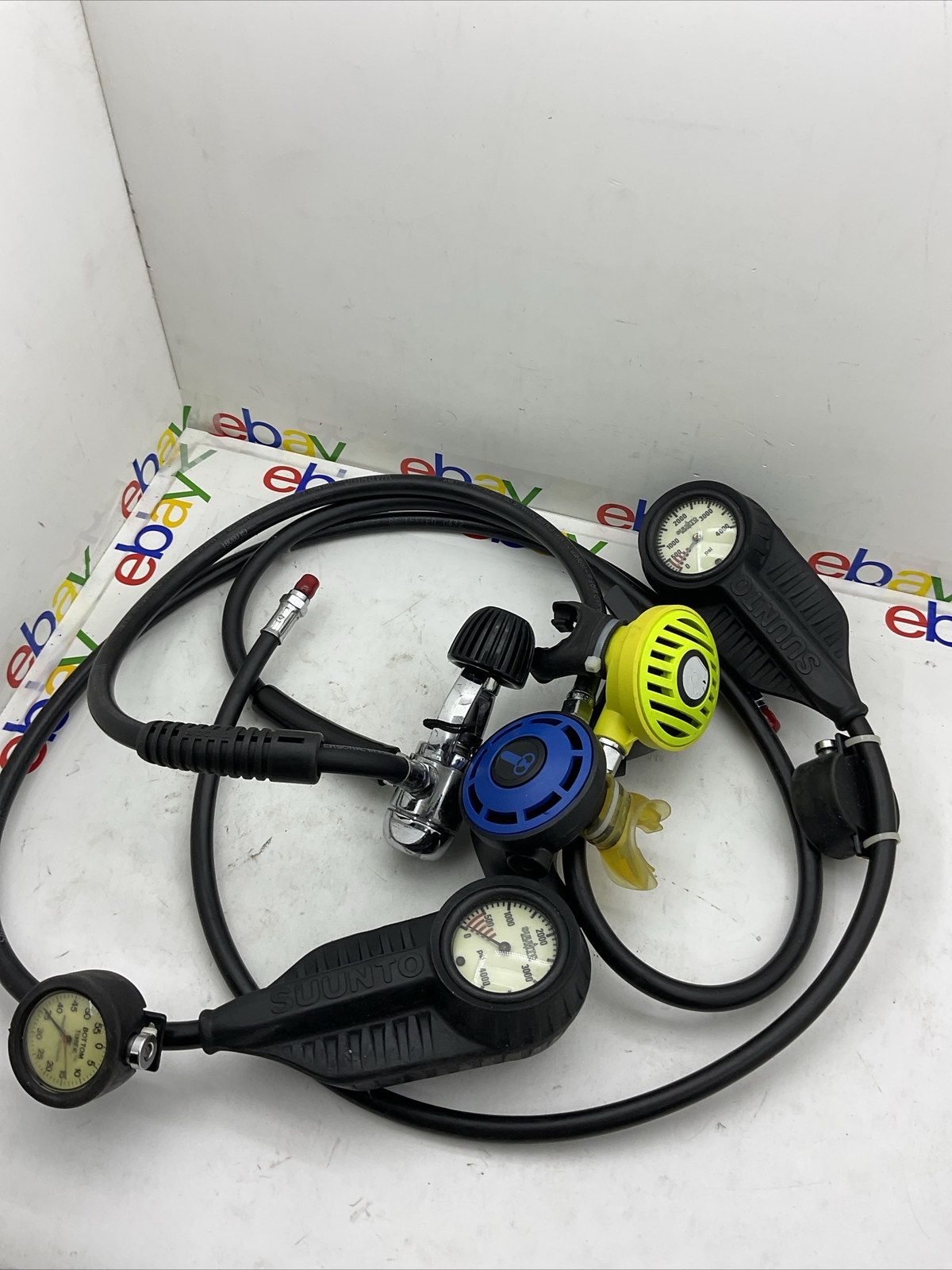 AQUALUNG CONSHELF SE With Us Divers Octopus Diving Equipment Lot eBay