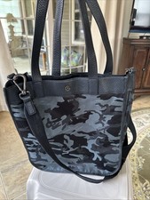 Lululemon Womens Black Grey Camouflage Now And Always Travel Tote Bag