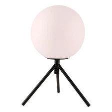 Modern Globe Table Lamp Milk White Glass Table Lamp Small Bedside Lamp Nights...
