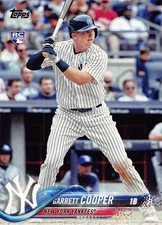 Garrett Cooper 2018 Topps 181  New York Yankees Rookie Baseball Card
