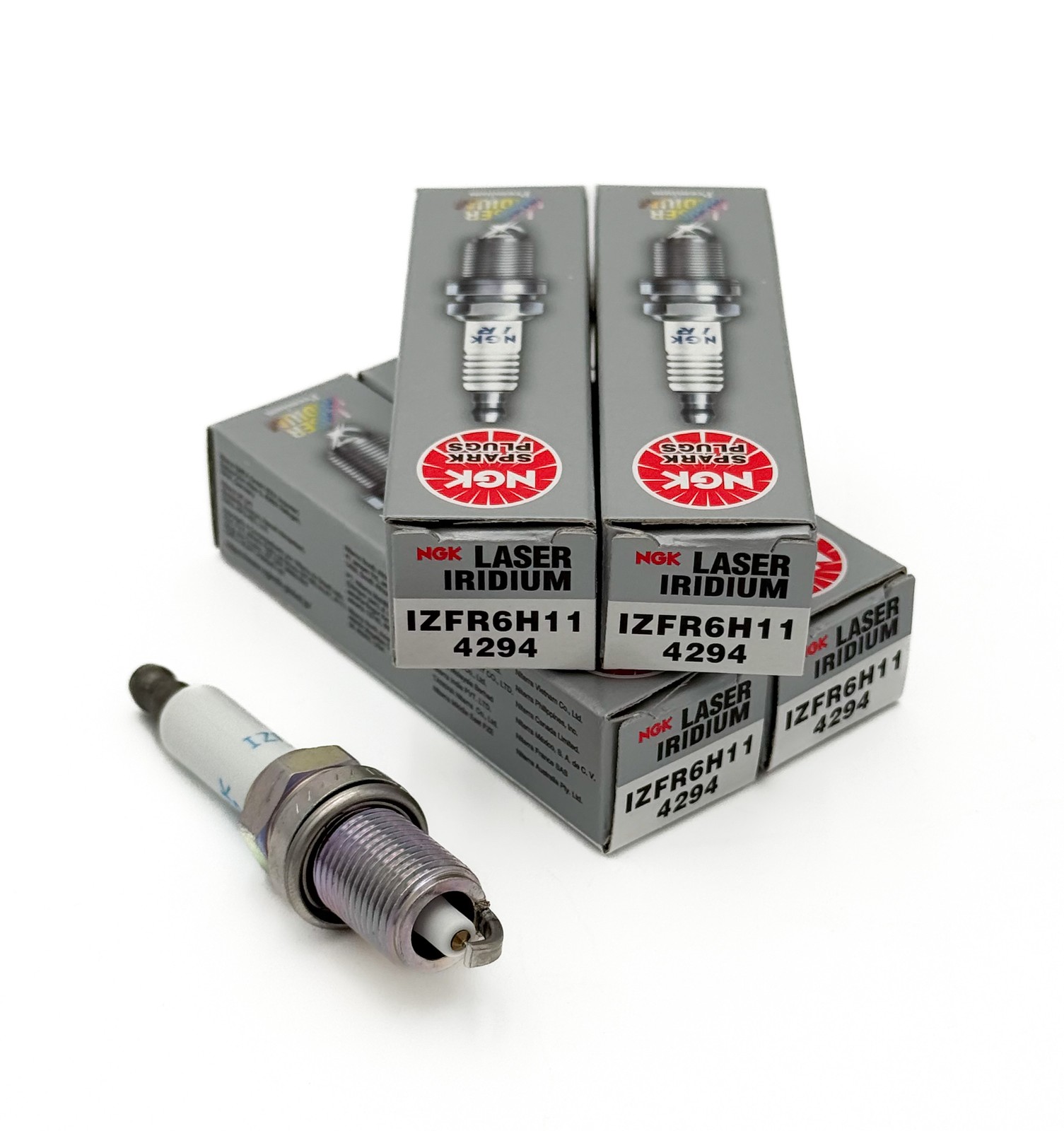 4x NGK 4294 Laser Iridium Spark Plugs IZFR6H11 For BMW 3 E46 E90 5 E60