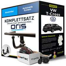 Für VW T-Cross Typ C11,D31 Anhängerkupplung abnehmbar +eSatz 13pol 18-23 NEU AHK