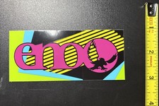ENO Eagle Nest Outfitters Flying Eagle Rectangle sticker 4.75" Pink Green Yellow