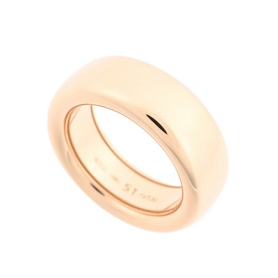 AUTH POMELLATO ICONICA RING PAC4001-O07000-00000 K18 ROSE GOLD #51 US5.75 F/S
