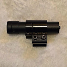 C5 Red Laser Sight with Brightness Settings, Black Picatinny Rail Mount