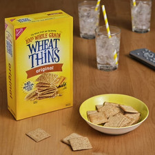 Wheat Thins Original Snacks, Whole Grain Wheat Crackers 8.5 oz- FREE SHIPPING