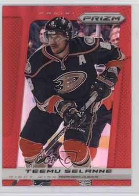 2013-14 Panini Prizm Target Red Prizm Teemu Selanne #112 HOF 2o7