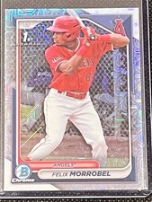 2024 1st Bowman Mojo Refractor FELIX MORROBEL - Anaheim Angels