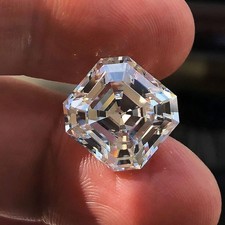 Loose Lab Grown Diamond Certified 2 Ct Asscher Cut Clarity VVS1