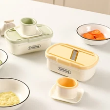 Garlic Grinder 2 in 1 Manual Ginger Grinding Grater Garlic Smasher For Kitchen