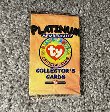 Ty Beanie Babies Platinum Membership Edition Official Club Sealed Pack 1999