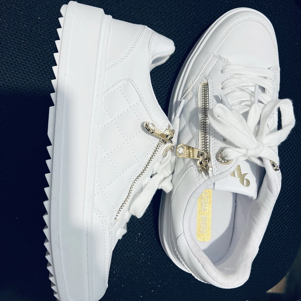 Zapatos de tenis Nine West para mujer Withe talla 8 nuevos sin caja sin etiquetas ver fotos Foto 2 de 4
