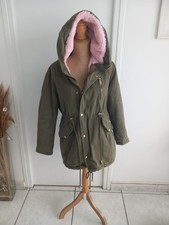 VESTE / PARKA KAKI AVEC FOURRURE CAPUCHE