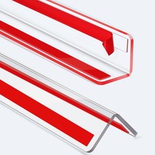FCSOTSPS Wall Corner Protector 2pcs 48in x 1.58in Clear Self-Adhesive Edge Guard