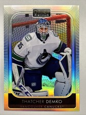 2021-22 21/22 O-Pee-Chee Platinum Rainbow #64 Thatcher Demko Vancouver Canucks