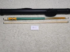 Meucci Economy Cure 7 Green Pool Cue 19oz | 12.5mm Pro Shaft | Free Hard Case