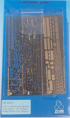 Tetra Model 1/350 Photo Etch Arleigh Burke Flight I Trumpeter SE3507