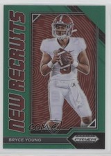 2023 Panini Prizm Draft Picks New Recruits Green Prizm Bryce Young #NR-1 s1i